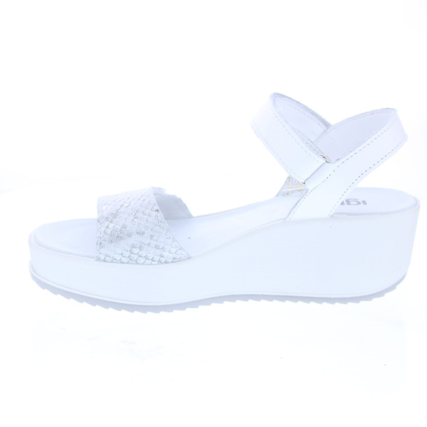 Sandalias Igi zapatos Mujer modelo 7665644 Blanco Velcro