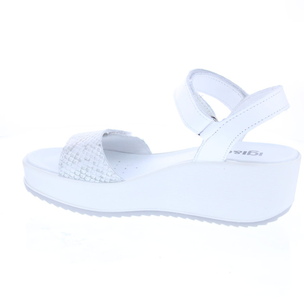 Sandalias Igi zapatos Mujer modelo 7665644 Blanco Velcro