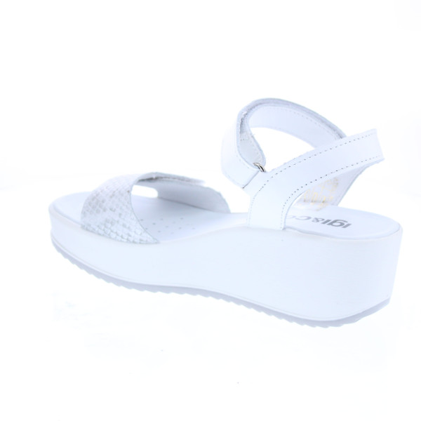 Sandalias Igi zapatos Mujer modelo 7665644 Blanco Velcro