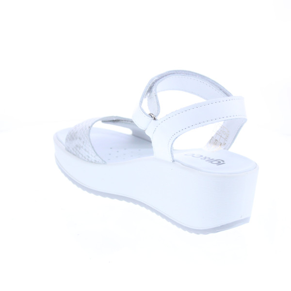 Sandalias Igi zapatos Mujer modelo 7665644 Blanco Velcro