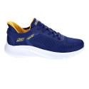 Zapatillas Skechers zapatos Hombre modelo SLIP INS Bobs Squad Chaos Azul Elástico