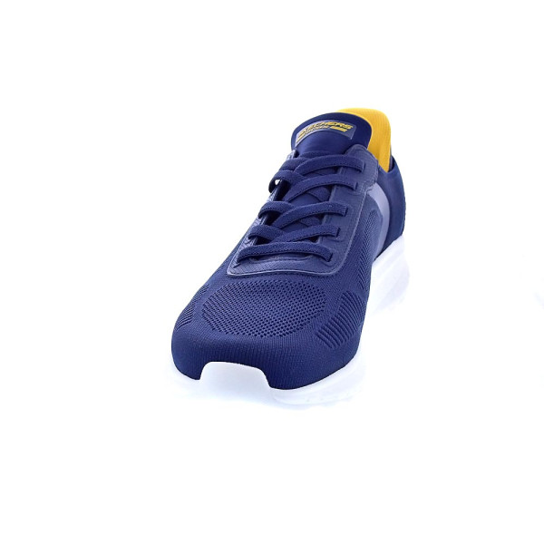 Zapatillas Skechers zapatos Hombre modelo SLIP INS Bobs Squad Chaos Azul Elástico