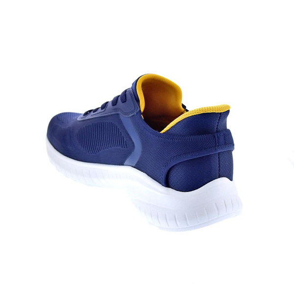 Zapatillas Skechers zapatos Hombre modelo SLIP INS Bobs Squad Chaos Azul Elástico