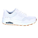 Zapatillas Skechers zapatos Hombre modelo Slipins Banksia Blanco Elástico