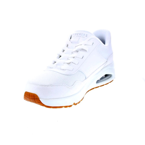Zapatillas Skechers zapatos Hombre modelo Slipins Banksia Blanco Elástico