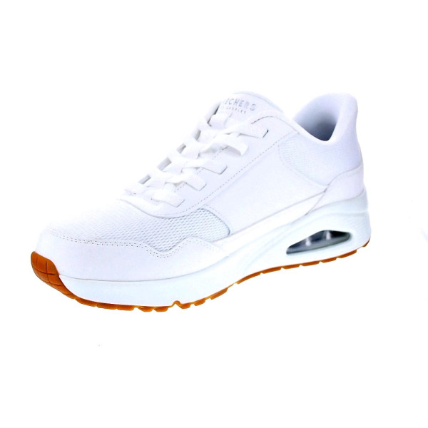 Zapatillas Skechers zapatos Hombre modelo Slipins Banksia Blanco Elástico