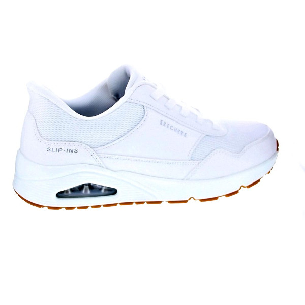 Zapatillas Skechers zapatos Hombre modelo Slipins Banksia Blanco Elástico