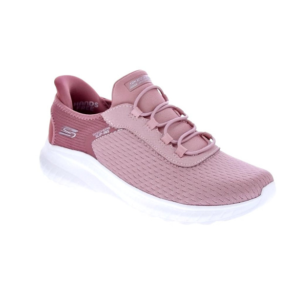 Zapatillas Skechers zapatos Mujer modelo SLIP-INS Bobs Sport Rosa Elástico