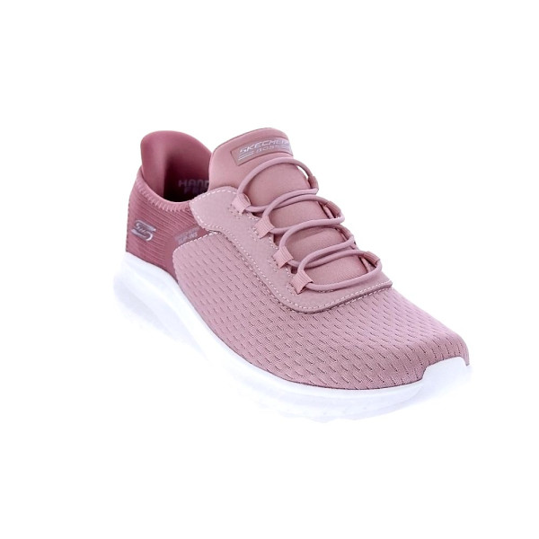 Zapatillas Skechers zapatos Mujer modelo SLIP-INS Bobs Sport Rosa Elástico