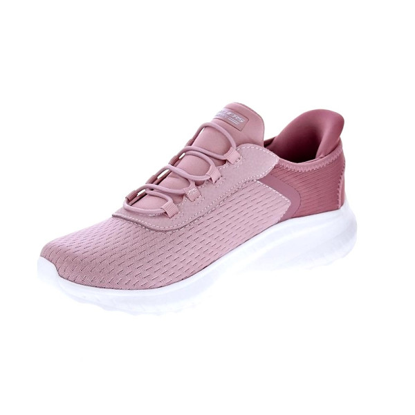 Zapatillas Skechers zapatos Mujer modelo SLIP-INS Bobs Sport Rosa Elástico