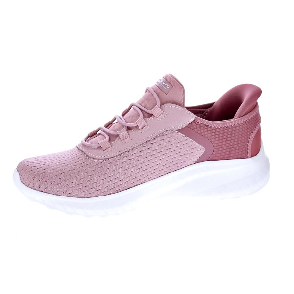 Zapatillas Skechers zapatos Mujer modelo SLIP-INS Bobs Sport Rosa Elástico