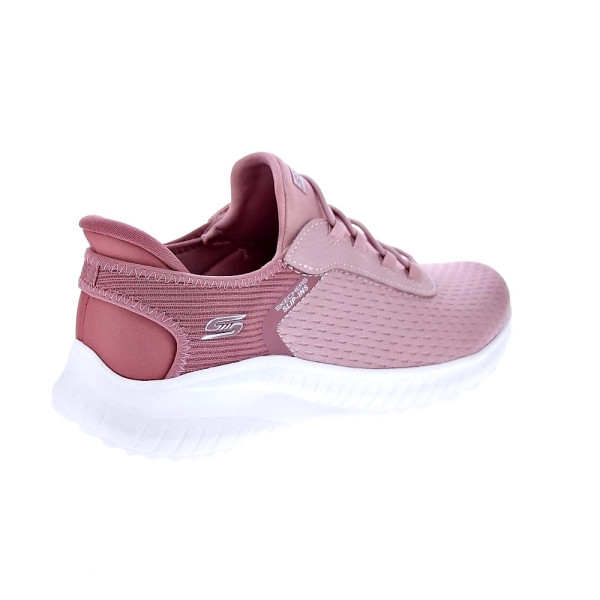 Zapatillas Skechers zapatos Mujer modelo SLIP-INS Bobs Sport Rosa Elástico