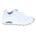 Zapatillas Skechers zapatos Mujer modelo Uno Stand Blanco Cordón