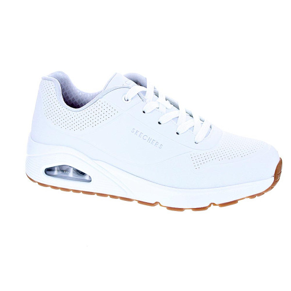 Zapatillas Skechers zapatos Mujer modelo Uno Stand Blanco Cordón