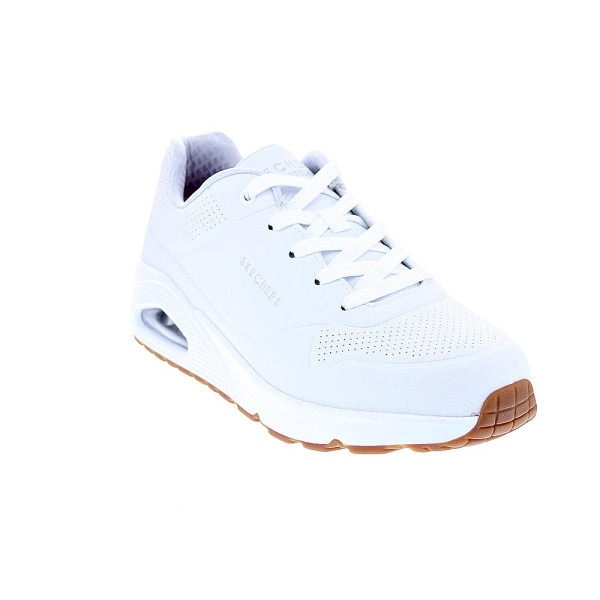 Zapatillas Skechers zapatos Mujer modelo Uno Stand Blanco Cordón