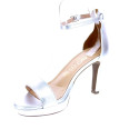 Sandalias Mimao zapatos Mujer modelo Fiesta Plata 