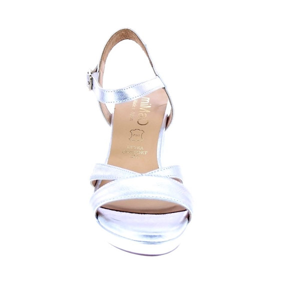 Sandalias Mimao zapatos Mujer modelo Paris Plata 