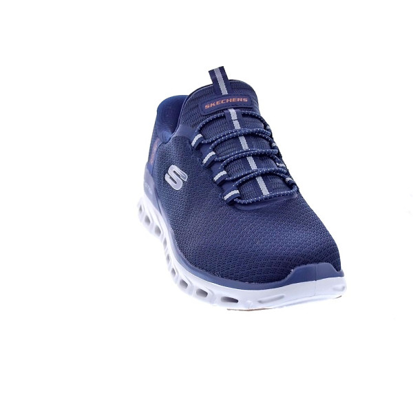 Zapatillas Skechers zapatos Hombre modelo SLIP-INS Glide Step Azul Elástico
