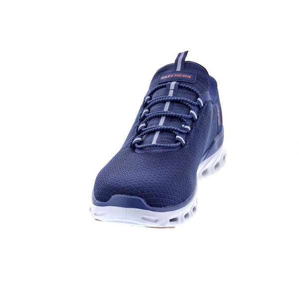 Zapatillas Skechers zapatos Hombre modelo SLIP-INS Glide Step Azul Elástico