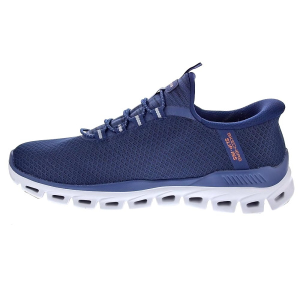 Zapatillas Skechers zapatos Hombre modelo SLIP-INS Glide Step Azul Elástico