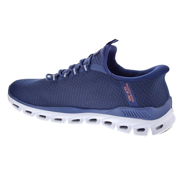 Zapatillas Skechers zapatos Hombre modelo SLIP-INS Glide Step Azul Elástico