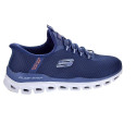 Zapatillas Skechers zapatos Hombre modelo SLIP-INS Glide Step Azul Elástico