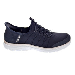 Zapatillas Skechers zapatos Mujer modelo SLIP-INS Virtue Glow Negro Elástico