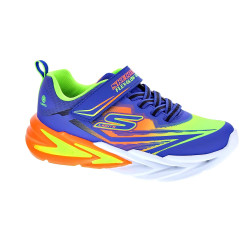 Zapatillas Skechers zapatos Niño modelo Glow Ultra Azul Velcro 2