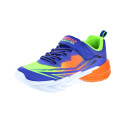 Zapatillas Skechers zapatos Niño modelo Glow Ultra Azul Velcro