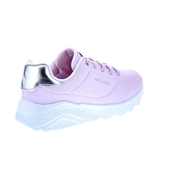 Zapatillas Skechers zapatos Niña modelo Uno Lite Rosa Elástico