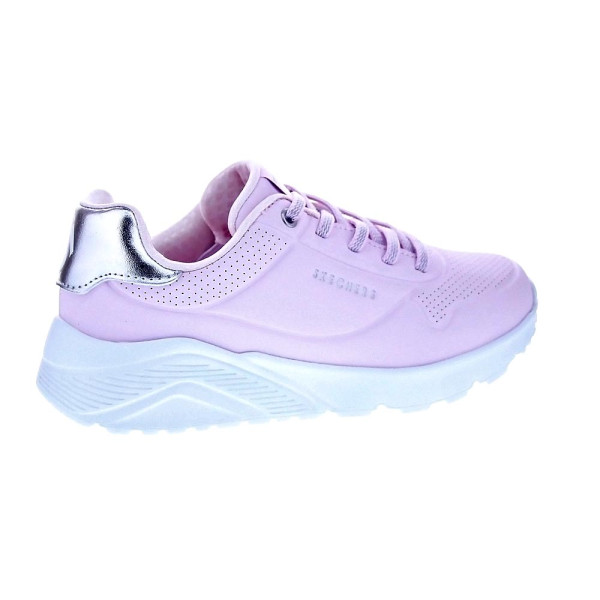 Zapatillas Skechers zapatos Niña modelo Uno Lite Rosa Elástico
