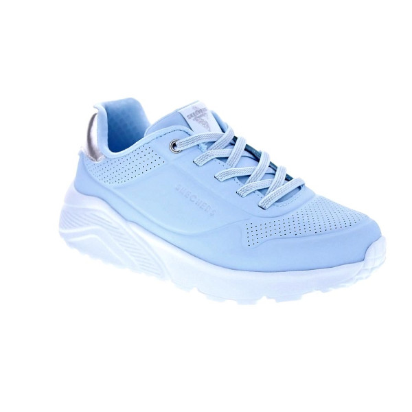 Zapatillas Skechers zapatos Niña modelo Uno Lite Azul Elástico