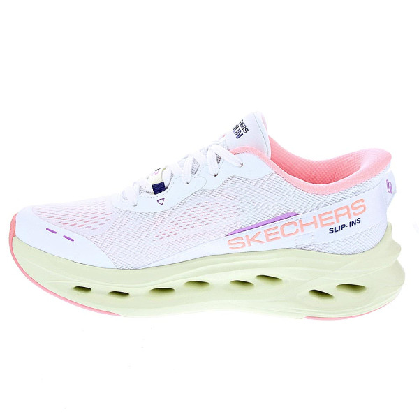 Zapatillas Skechers zapatos Mujer modelo Max Cushioning Glide Blanco Cordón