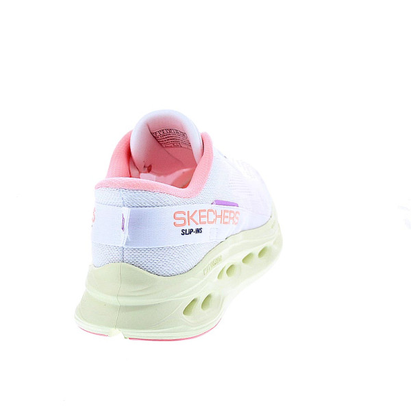 Zapatillas Skechers zapatos Mujer modelo Max Cushioning Glide Blanco Cordón