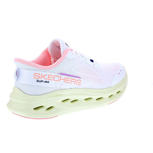 Zapatillas Skechers zapatos Mujer modelo Max Cushioning Glide Blanco Cordón