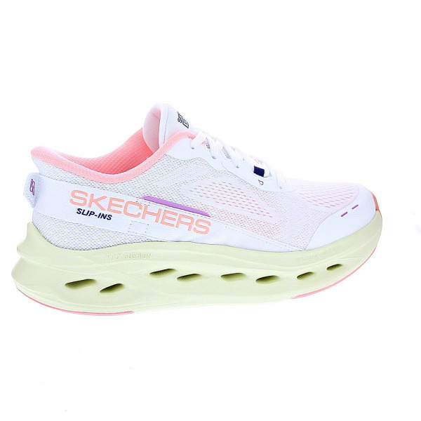 Zapatillas Skechers zapatos Mujer modelo Max Cushioning Glide Blanco Cordón