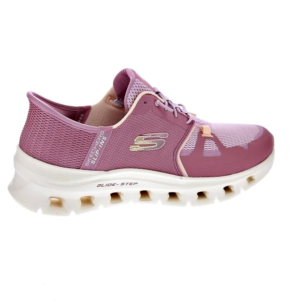 Zapatillas Skechers zapatos Mujer modelo SLIP-INS Glide Step Pro Rosa Elástico
