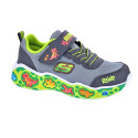 Zapatillas Skechers zapatos Niño modelo Play Scene Gris Velcro