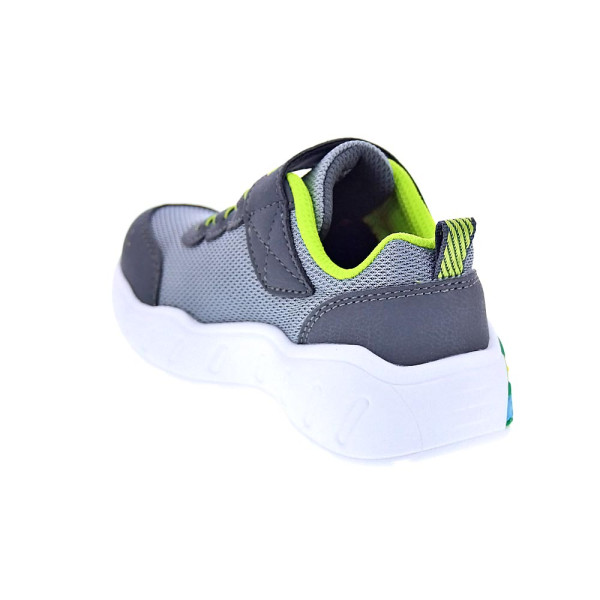 Zapatillas Skechers zapatos Niño modelo Play Scene Gris Velcro