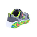 Zapatillas Skechers zapatos Niño modelo Play Scene Gris Velcro
