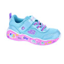 Zapatillas Skechers zapatos Niña modelo Fun Squad Azul Velcro