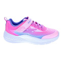 Zapatillas Skechers zapatos Niña modelo Microspec Advance Rosa Velcro