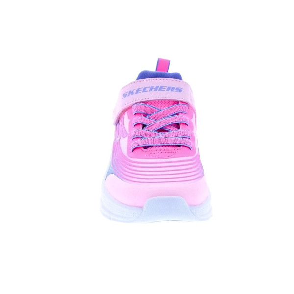 Zapatillas Skechers zapatos Niña modelo Microspec Advance Rosa Velcro