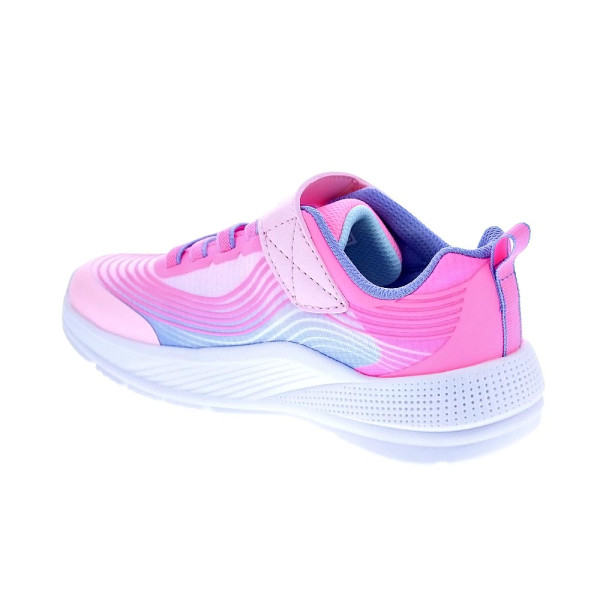 Zapatillas Skechers zapatos Niña modelo Microspec Advance Rosa Velcro