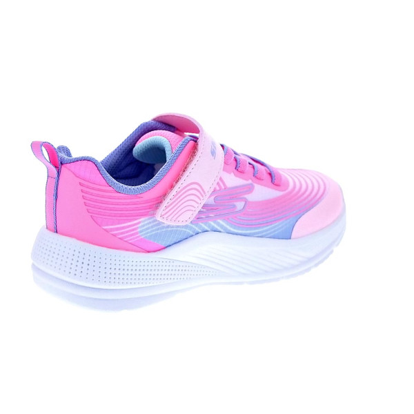 Zapatillas Skechers zapatos Niña modelo Microspec Advance Rosa Velcro