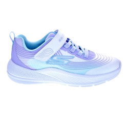 Zapatillas Skechers zapatos Niña modelo Microspec Advance Blanco Velcro