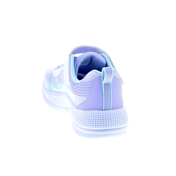 Zapatillas Skechers zapatos Niña modelo Microspec Advance Blanco Velcro