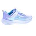 Zapatillas Skechers zapatos Niña modelo Microspec Advance Blanco Velcro