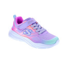 Zapatillas Skechers zapatos Niña modelo Power Jams Violeta Velcro