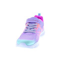 Zapatillas Skechers zapatos Niña modelo Power Jams Violeta Velcro